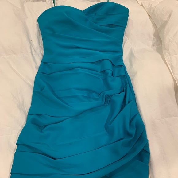 Bcbg teal dress - Picture 2 of 4